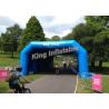 Buy cheap Customized 7*5m Blue Inflatable Tunnel Tent for Sport Games or Event from wholesalers