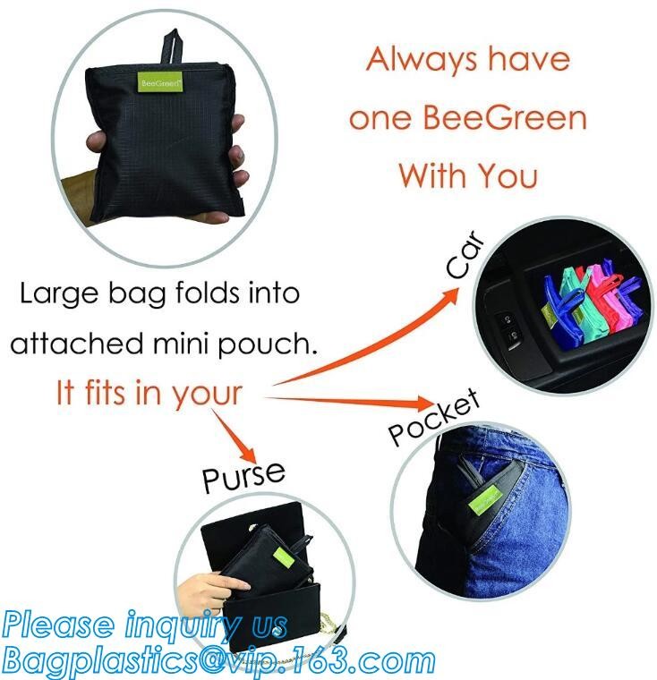 Nylon folding pocket foldable polyester shopping bag,Fashionable 420D Custom Logo Polyester Drawstring Bag bagease pack