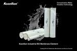 Brackish Water Reverse Osmosis Membrane Element 40 Inches For Desalination
