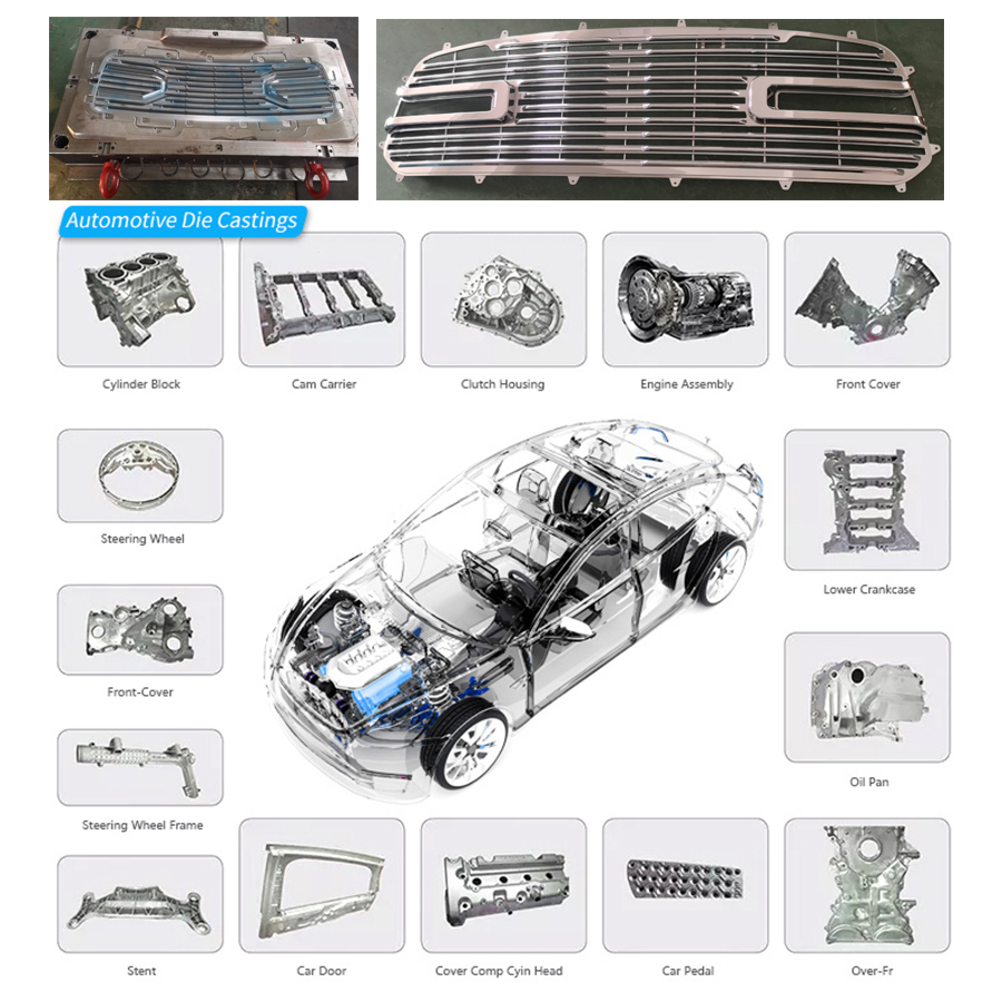 Aluminium Vehicle Mould for Superior Custom Die Casting Parts and Mold Making