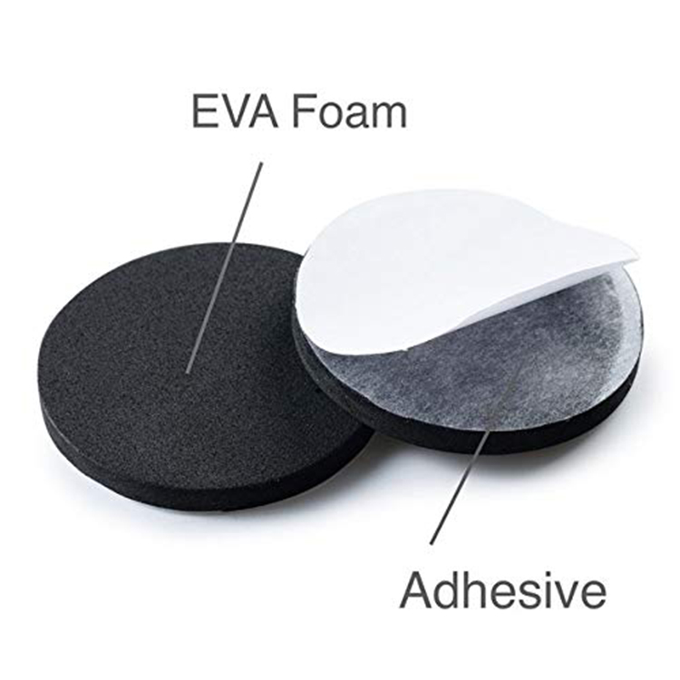 Single Sided Eva Foam Pad Shock Absorption Anti Vibration With Acrylic Glue