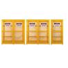 Buy cheap Gas Cylinder Storage Cabinets powder coated for USA , Europe safety storage, safety storage cabinets from wholesalers