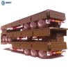 Buy cheap CIMC 3 Axle 60 Ton 1100R20 Tire Flatbed Semi Trailer from wholesalers