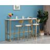 Buy cheap Contemporary Golden Stainless Steel Bar Stool with backrest for Club Cafe from wholesalers