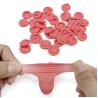 Buy cheap Pink Chlorination Latex Disposable Finger Cots Textured Matte Non Slip from wholesalers