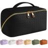 Buy cheap Large Capacity Travel Cosmetic Makeup Bag PU Leather Waterproof from wholesalers