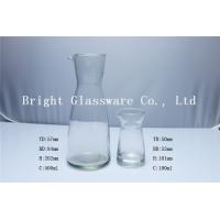 Buy cheap small clear glass wine decanter glass water bottle cheap product
