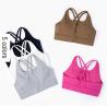 Buy cheap Women Yoga Workout Bra With Front Zipper Cool Feel Fabric Sports Bra from wholesalers