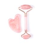 Anti Aging Jade Skin Roller Emerald Pink Rose Quartz Jade Roller