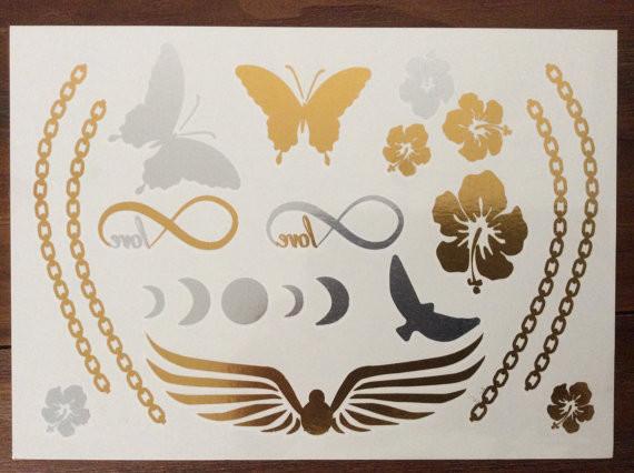 Buy cheap Metallic foil tattoo from wholesalers