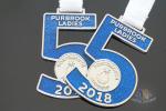 Unique Glitter Color Metal Award Medals For Sports / Custom Race Medals