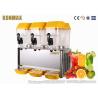 Buy cheap 3 tank restaurant beverage dispenser with capacity 54 liters / Cold Juice Dispenser from wholesalers