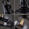 Buy cheap Loft Industrial Iron Glass Pendant Lamp Living room Bar Cafe Clothing retro pendant light(WH-VP-131) from wholesalers