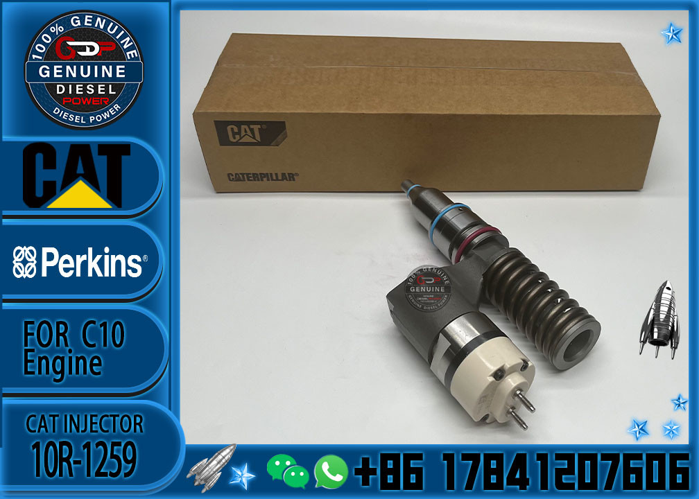 Genuine Quality Brand New Diesel Fuel Injector 10R-1259 10R1259 for Caterpillar CAT C10 engine