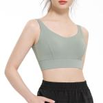 Large Chest Nylon Sports Yoga bra Women High-Strength Integrated Gym Bra