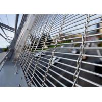 Buy cheap SUS304 Crimped Stainless Steel Decorative Mesh SS Woven Wire Mesh For Buildings product
