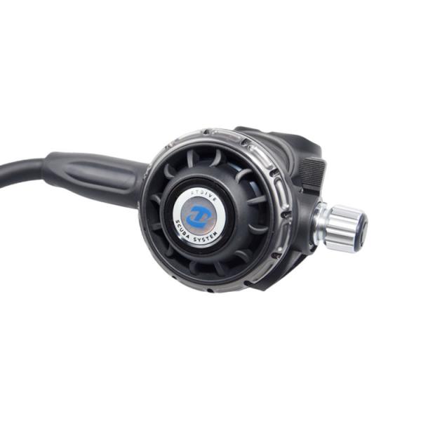 Buy cheap 140-145PSI Scuba 2nd Stage Dive Regulator Black Color Frost Resistant from wholesalers