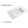Buy cheap Hot Selling China Top Quality SWJ800 Stone Resin Basins Bathroom Glossy White Rectangle Shape Cabinet Basins for Hotel from wholesalers
