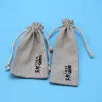 Jute / Linen Gift Package Natural color Custom Printed Jute Bags