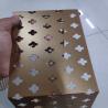 Buy cheap Bronze Color Honeycomb Perforated Sheet Metal For Architecture from wholesalers