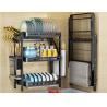 Buy cheap Floor Standing Foldable Multi Layer Kitchen Shelf Dish Storage Rack Free Install from wholesalers