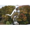 Buy cheap Large Metal Stainless Steel Animal Sculptures Outdoor Decoration Mirror Polish from wholesalers
