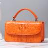 Buy cheap Fashion Designer Genuine Crocodile Leather Women Small Handbag Purse Authentic Alligator Skin Female Flap Shoulder Bag from wholesalers