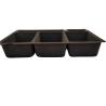 Buy cheap Gray Custom Plastic Blister Tray Velvet PVC For Snacks Jewelry from wholesalers