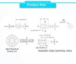 3.5mV/V/.001 Inch Sensitivity Industrial Grade Miniature High Temperature AC