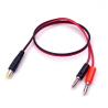 Buy cheap 12v DC 5.5mm X 2.1mm Male to 4mm Banana Plugs Cable from wholesalers
