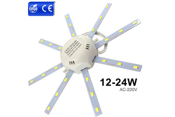 High Bright LED Ceiling Light Tube Energy Saving Indoor 12W 16W 24W 220V PCB