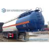 Buy cheap Tri-axle Oil Tank Trailer 35000L Ammonia water Chemical Tank trailer Q345 / Q235 from wholesalers