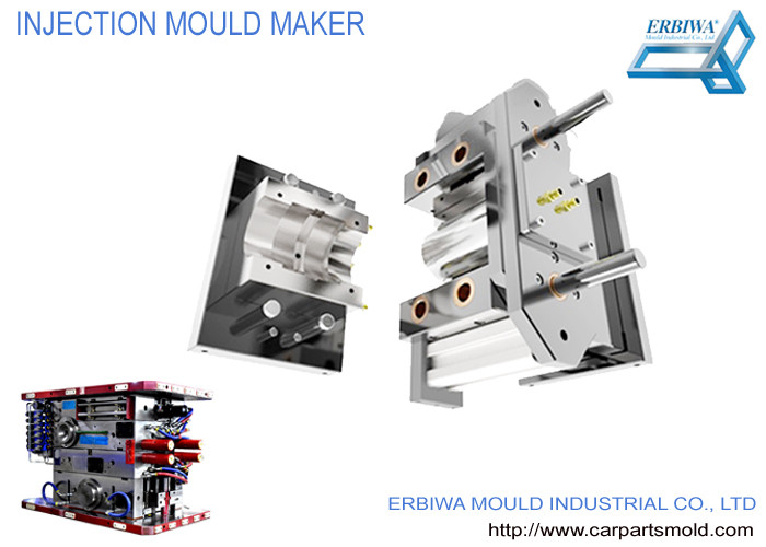 Connecting Fitting Accessories Auto Trim Mold , Plastic Part Design For Injection Mold