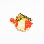 Golden Custom Soft Enamel Pins Austria Map Lapel Pins Patriotism Theme
