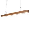 Buy cheap Super Brightness Linear LED Pendant Lights 110V-240V Wood Grain Color from wholesalers