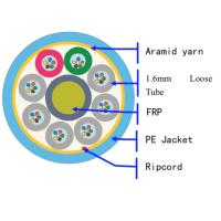 Buy cheap 6F To 144F Air Blown 1.65mm Loose Tube Fiber Optic Cable product