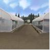 Buy cheap 150mic PE Film Tunnel Plastic Greenhouse With Galvanized Steel Frame from wholesalers