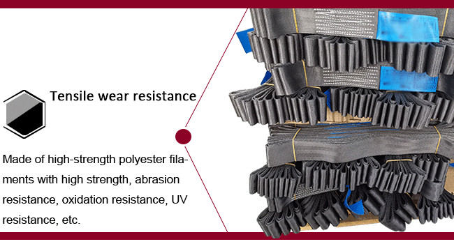 Durable Endless Webbing Sling Endless Lifting Slings High Tenacity Polyester Fiber