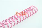 Pink Steel 7/8" Wire O Bindings, Suitable For Notebook