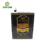 Tin Cans for Olive Oil Rubber Stopper Empty Metal Cans Cooking Oil Cans CMYK