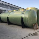 1600mm*2750mm Durable FRP Horizontal Tank Wastewater Treatment 1300 Gallon