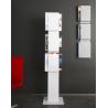Buy cheap Professional White Magazine Display Stand / Novelty Pamphlet Display Rack from wholesalers