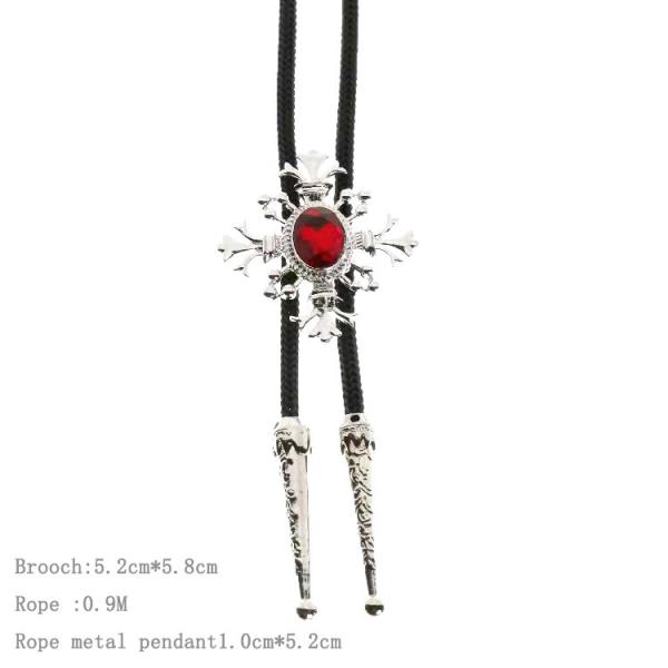 Buy cheap Red Diamond Collar Lapel Pin For Shirt Collar 5.2cm×5.8cm Size from wholesalers
