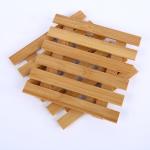 Bamboo Plant Saucer Blank Bamboo Coasters For 3.2 Inch Plant Pots Succulent