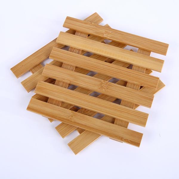 Bamboo Plant Saucer Blank Bamboo Coasters For 3.2 Inch Plant Pots Succulent