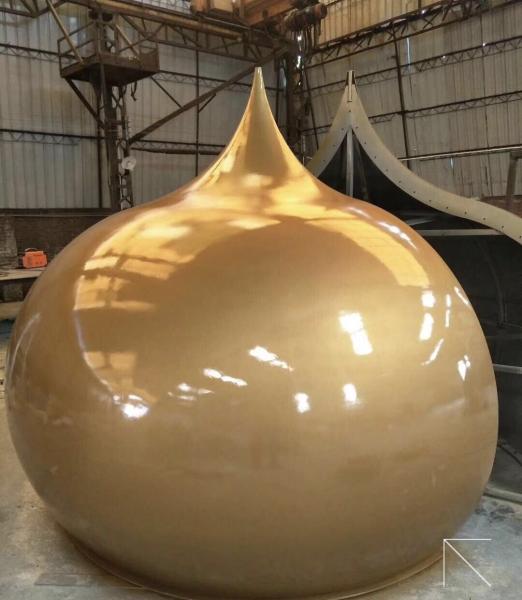 Buy cheap Golden Mosque Dome Designs Construction Detals Custom Made In China from wholesalers