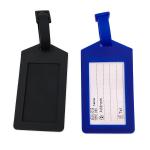 Cheap Option Silicone Soft Touch Luggage Tag for Travel Identifier and Suitcase