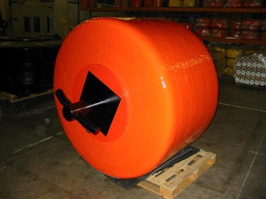 Buy cheap 1500kg Nett Buoyancy Boat Mooring Buoy , Cylindrical Pendant Surplus Steel Buoys from wholesalers