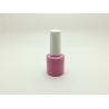 Buy cheap pink powder coating gel polish bottle thick tough coating 10ml round straight gel polish bottle nail polish packaging from wholesalers