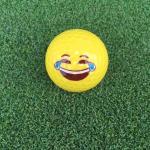 logo golf ball , emoji ball , smile golf ball , gift golf ball , cute golf ball